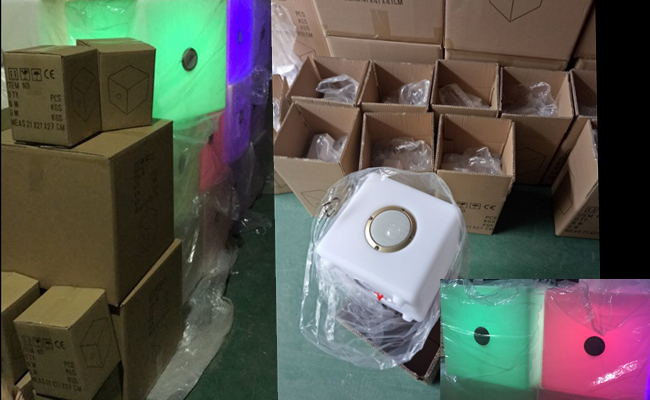 50cm Draagbaar Geleid Bluetooth Sprekers RGB Polyethyleen met 50000 Urenlevensduur