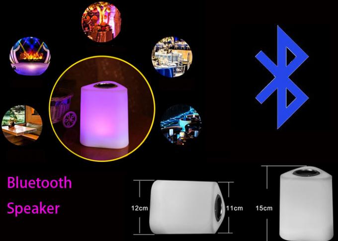 3 kleuren die van LEIDENE Kubus Lichte/3D de Gevormde LEIDEN Spreker Kubusbluetooth veranderen