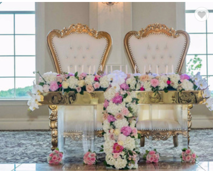Van de het Meubilairhuur van het luxe Hoge Achterhuwelijk Decoratieve de Troonstoelen/Koninklijke Prinsesstoel