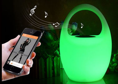 China Draagbare App Smart leidde Muzikale Spreker met 16 Kleurenlicht/Lithiumbatterij leverancier