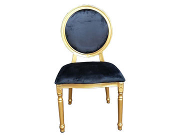 China Hotel Louis Chair Wedding Furniture Rental met Rond Achter, Aangepast Kussenontwerp leverancier
