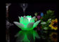 7 de kleuren verdwijnen de LEIDENE Bloemschemerlamp van Lotus Waterdicht met VAN/OP Knoop langzaam leverancier