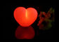 Romantische hart gevormde schemerlamp met Multikleuren die Controlemechanisme veranderen leverancier