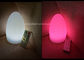Aangepaste LEIDENE Decoratieve Schemerlampen, het Veranderlijke Licht van het Kleuren Veranderende Ei  leverancier