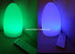 Aangepaste LEIDENE Decoratieve Schemerlampen, het Veranderlijke Licht van het Kleuren Veranderende Ei  leverancier